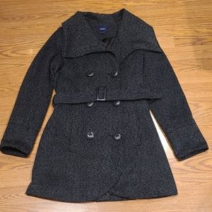 Reitmans double breasted coat with a belt